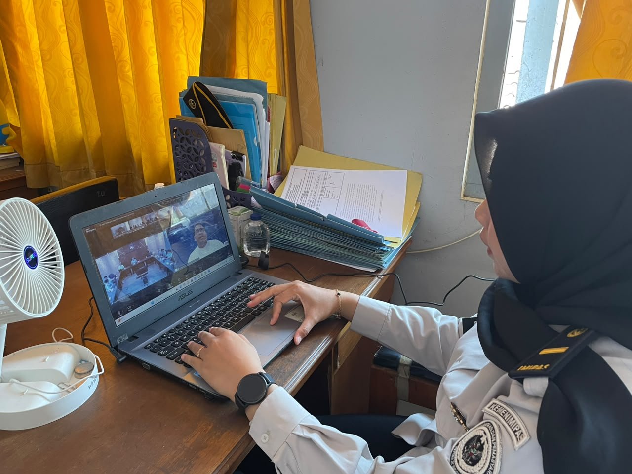 Menuju Tata Kelola yang lebih Akuntabel, Bapas Magelang Ikuti Evaluasi SPIP